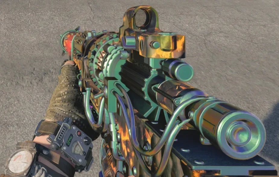 The Discordian Disruptor held in first person, Firebase Z, Call of Duty Black Ops Cold War Zombies