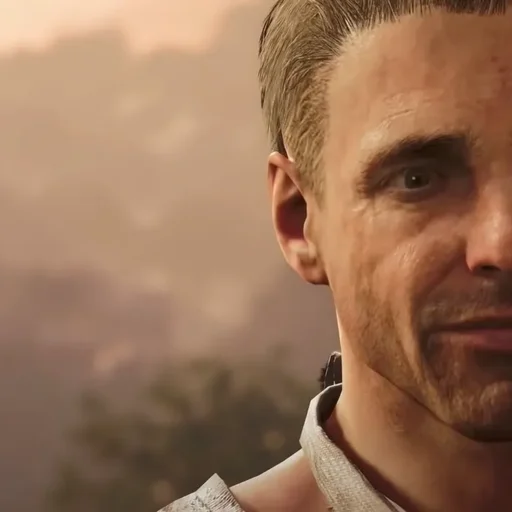 Sergei Ravenov smiling in the ending cutscene, Firebase Z, Call of Duty Black Ops Cold War Zombies