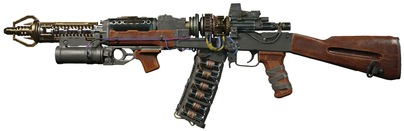 RAI K-84 wonder weapon, side render, Firebase Z, Call of Duty Black Ops Cold War Zombies