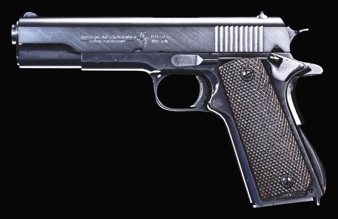 1911, Gunsmith render, Firebase Z, Call of Duty Black Ops Cold War Zombies