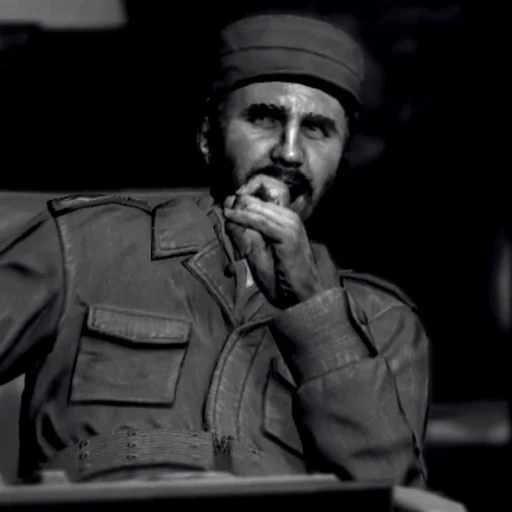 Fidel Castro in the opening cutscene of Five, Call of Duty Black Ops Zombies