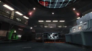 The War Room with its DEFCON sign and world map in Five, Call of Duty Black Ops Zombies