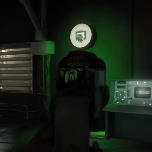 The Mule Kick machine in the War Room in Five, Call of Duty Black Ops Zombies