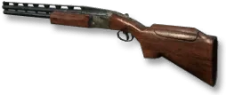 Olympia double-barreled shotgun, menu render, Call of Duty Black Ops Zombies