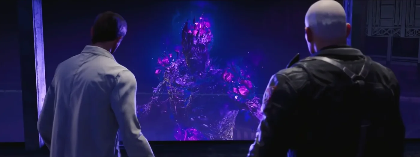 William Peck and Lev Kravchenko from behind, looking out at the Forsaken through a window, Forsaken, Call of Duty Black Ops Cold War Zombies