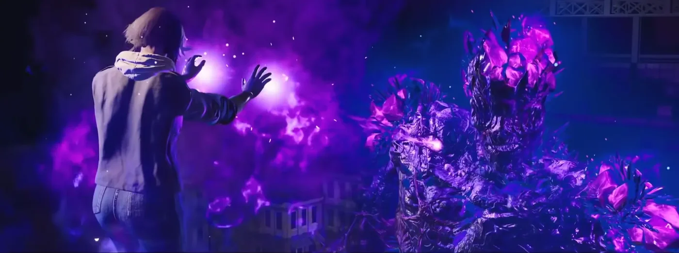 Samantha fighting the Forsaken in the Town Square, cutscene, Forsaken, Call of Duty Black Ops Cold War Zombies