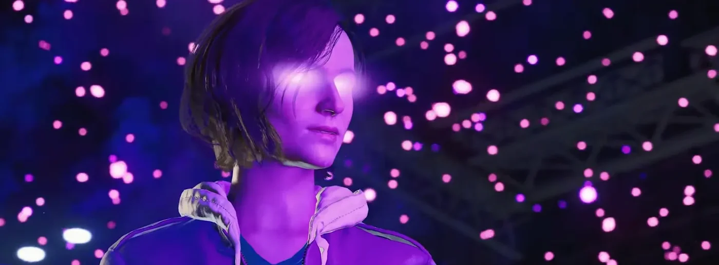 Samantha Maxis glowing purple during the final confrontation, Forsaken, Call of Duty Black Ops Cold War Zombies