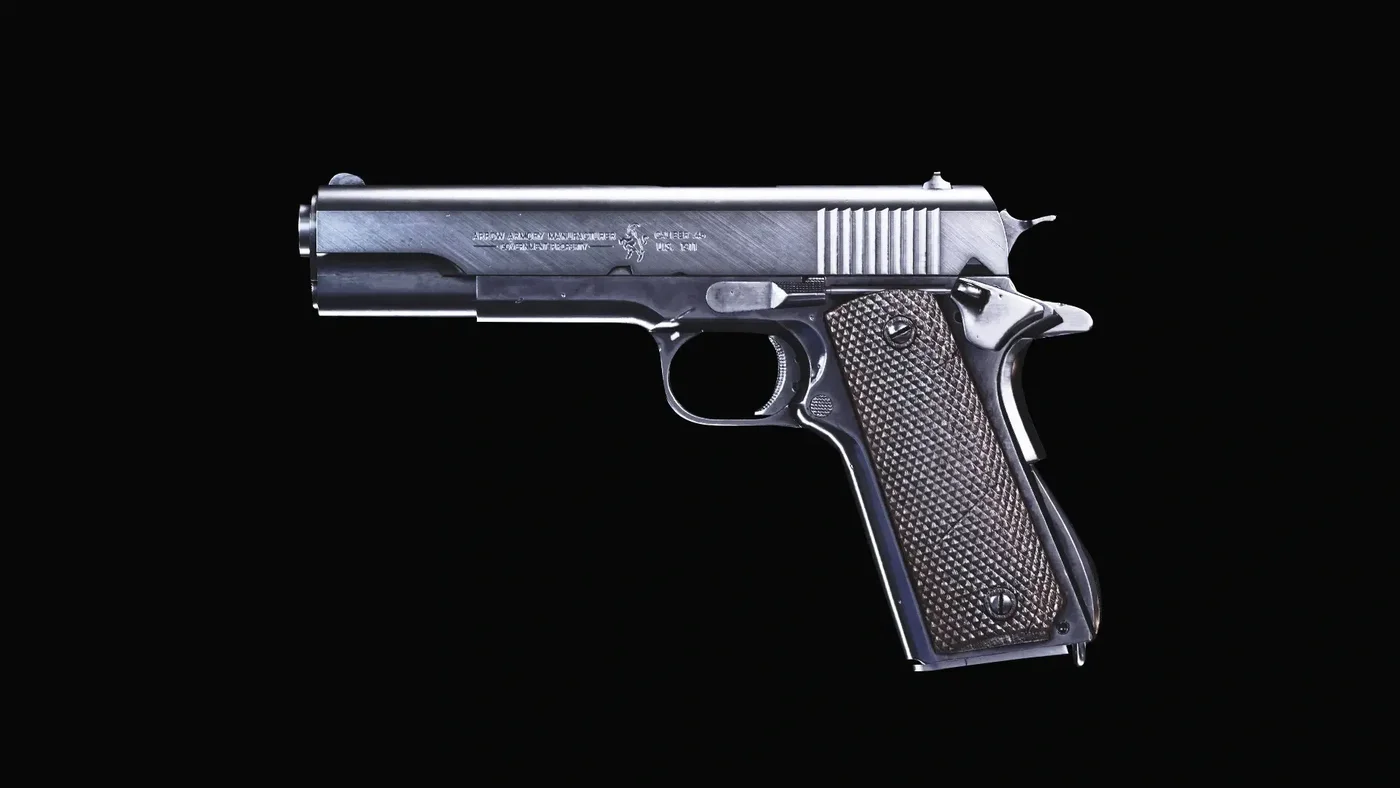 M1911 pistol, Gunsmith render, Forsaken, Call of Duty Black Ops Cold War Zombies