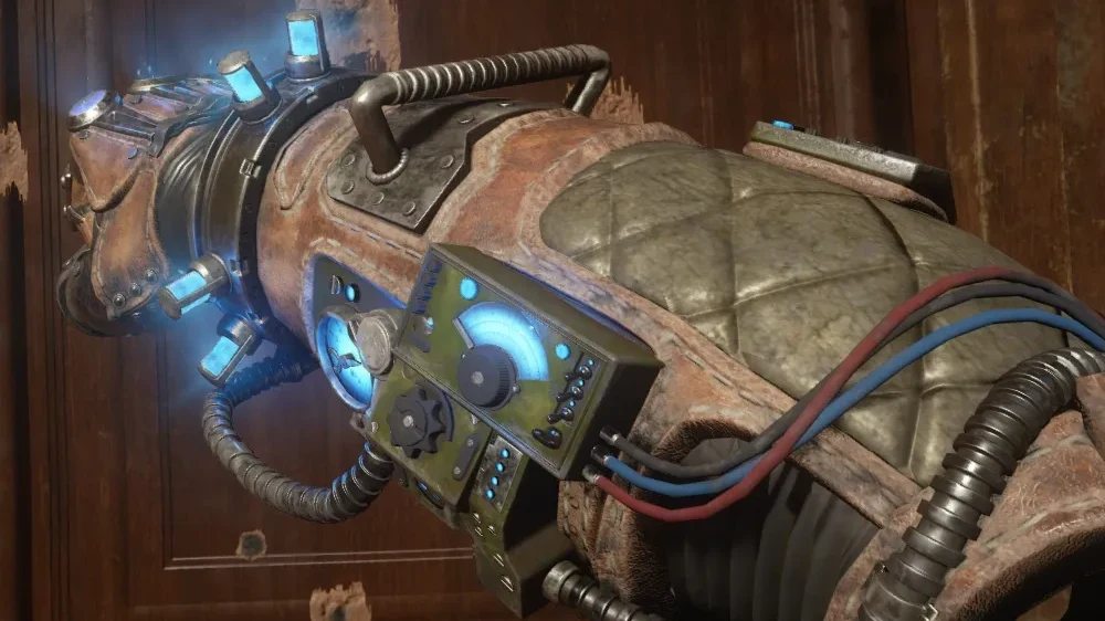 The Gauntlet of Siegfried throwing the 115 Punch, first-person view, Gorod Krovi, Call of Duty Black Ops III Zombies