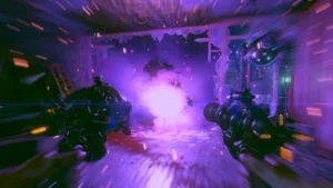 The GKZ-45 Mk3 firing a black hole, first-person view, Gorod Krovi, Call of Duty Black Ops III Zombies
