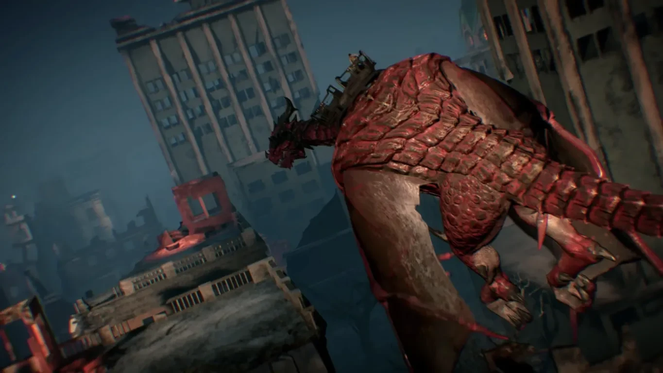 The red dragon of the Hatchery ride with its saddle, Gorod Krovi, Call of Duty Black Ops III Zombies