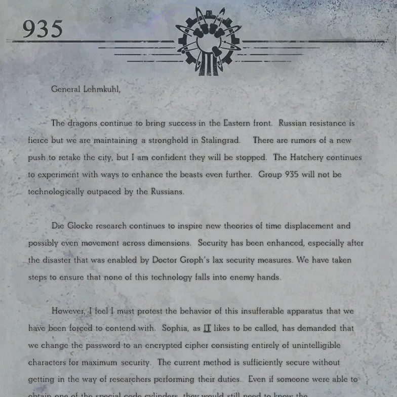 Harvey Yena's letter to General Lehmkuhl, Gorod Krovi, Call of Duty Black Ops III Zombies