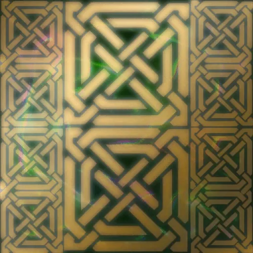 The Grüner Knoten camouflage, a gold Celtic knot pattern, Gröesten Haus, Call of Duty WWII Zombies