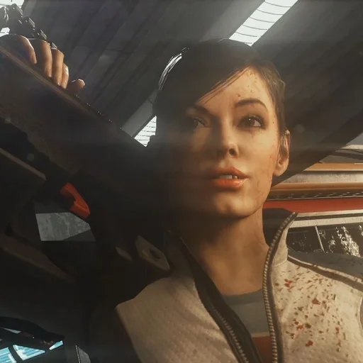 Lilith Swann in her white jacket, Infection, Call of Duty Advanced Warfare Zombies