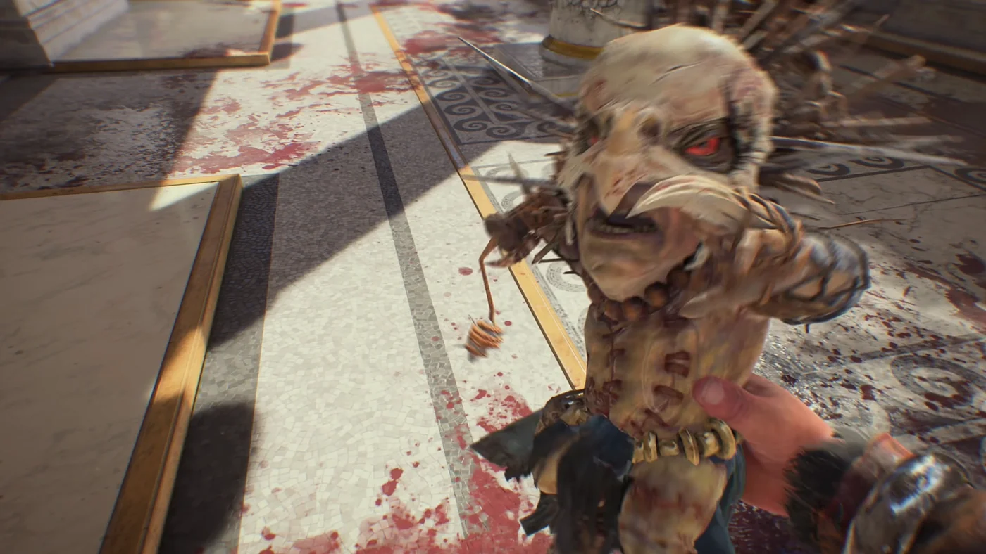 A player priming the Homunculus with a syringe in the Arena, IX, Call of Duty Black Ops 4 Zombies