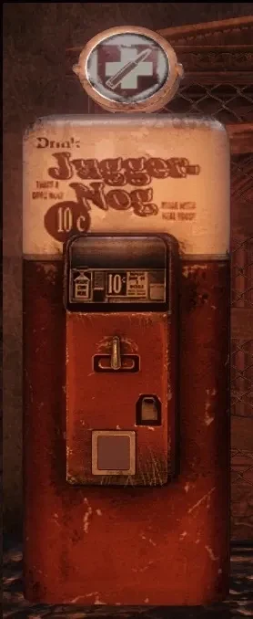 The Juggernog machine in the theater of Kino der Toten, Call of Duty Black Ops Zombies
