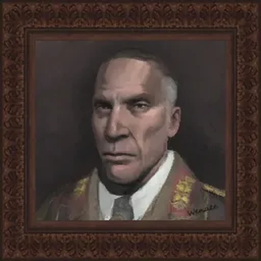 Painted portrait of Edward Richtofen hanging in Kino der Toten, Call of Duty Black Ops Zombies
