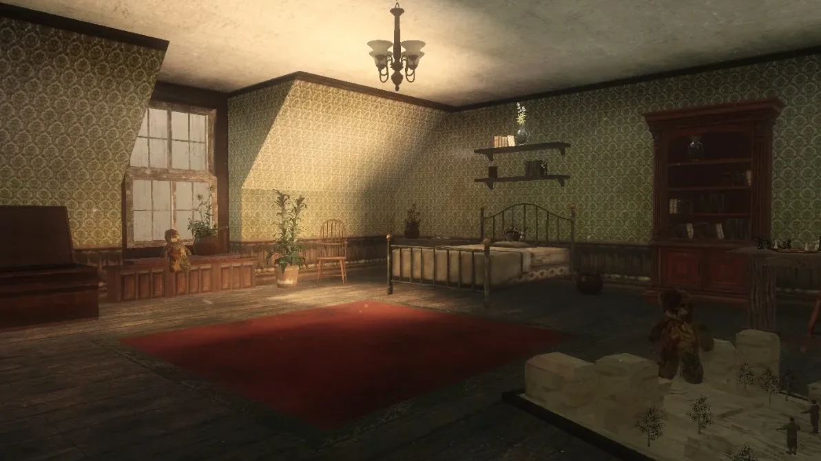Samantha's room, a child's bedroom reached through the teleporter in Kino der Toten, Call of Duty Black Ops Zombies