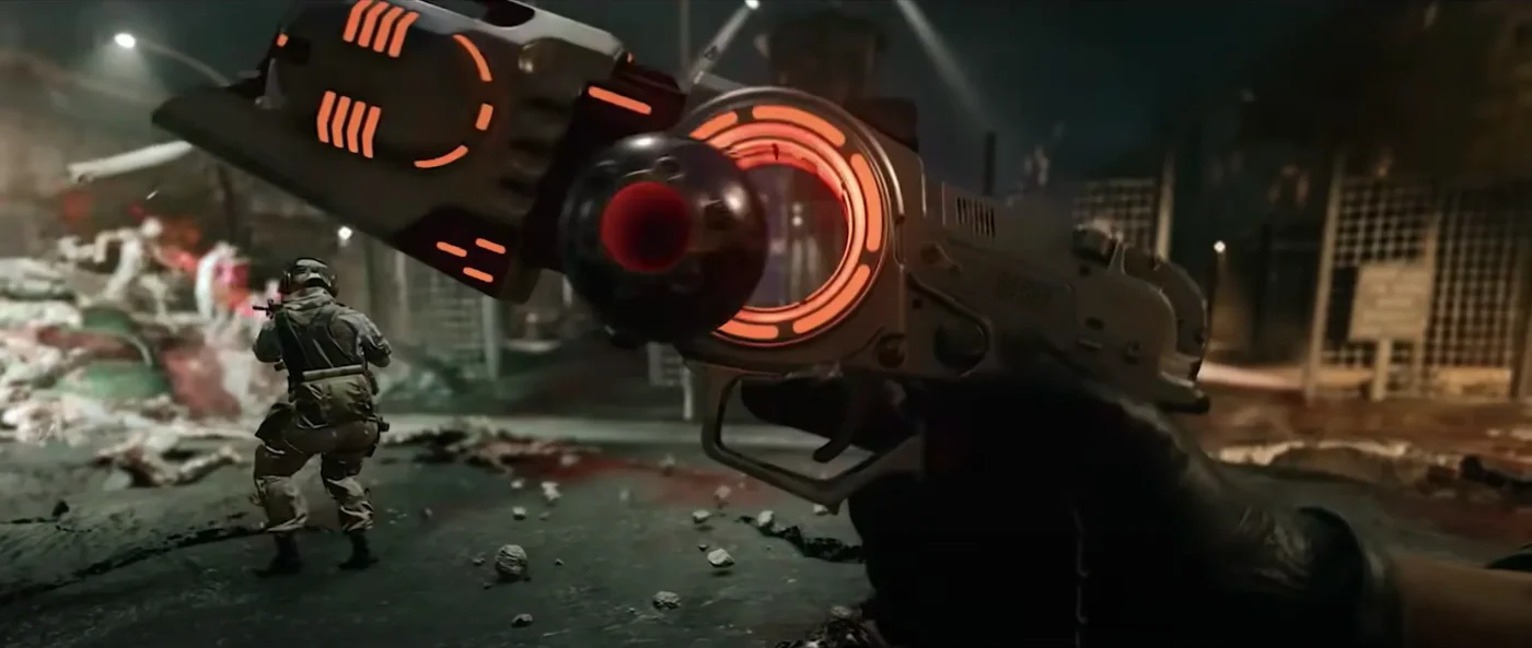 The Copy-Cat orb deploying from the CRBR-S, Mauer der Toten trailer, Mauer der Toten, Call of Duty Black Ops Cold War Zombies