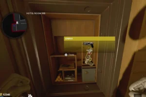 The CRBR-S waiting in the open safe of Hotel Room 305, Mauer der Toten, Call of Duty Black Ops Cold War Zombies