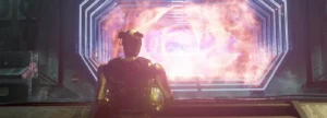 Klaus walking into the Dark Aether portal with the Inversion Warhead, ending cinematic, Mauer der Toten, Call of Duty Black Ops Cold War Zombies
