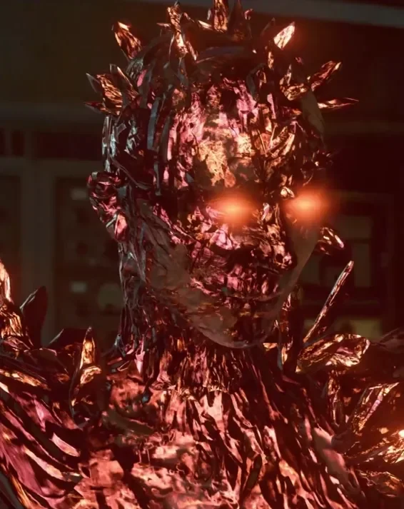 Aleksandra Valentina corrupted by the Dark Aether, covered in orange crystals, Mauer der Toten, Call of Duty Black Ops Cold War Zombies