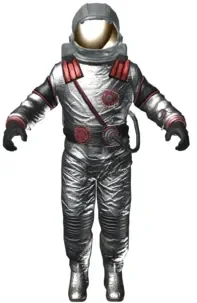 The Astronaut Zombie character model, a space suit with a red-striped helmet in Moon, Call of Duty Black Ops Zombies