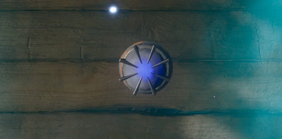 The Quantum Entanglement Device floating over the Mystery Box, Moon, Call of Duty Black Ops III Zombies