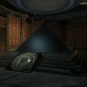 The Moon Pyramid Device in the Power Room of Moon, Call of Duty Black Ops Zombies