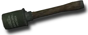 Stielhandgranate stick grenade, model, Nacht der Untoten, Call of Duty World at War Zombies