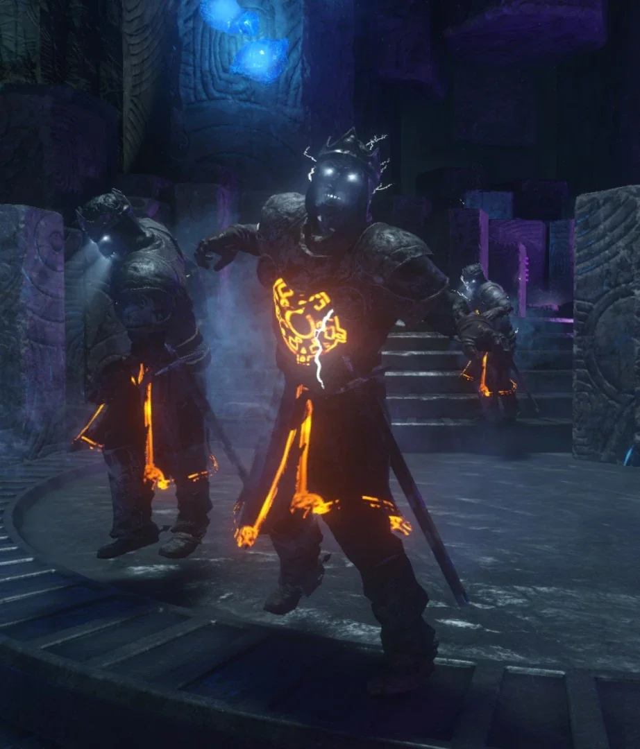 Two Templar zombies in their crusader armour, Origins, Call of Duty Black Ops III Zombies