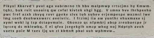 The first coded note, one of the ciphers of Origins, Call of Duty Black Ops II Zombies