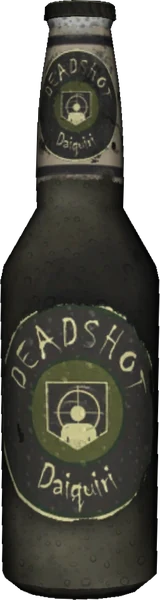 Deadshot Daiquiri bottle, model render, Call of Duty Black Ops II Zombies