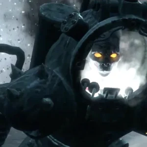 The Panzer Soldat, its armoured suit and glowing eyes in Origins, Call of Duty Black Ops II Zombies