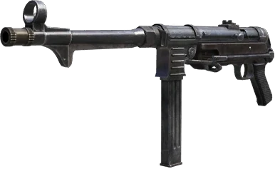 MP40 submachine gun, menu render, Call of Duty Black Ops II Zombies