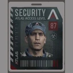 Jim Decker's Atlas security badge, Outbreak, Call of Duty Advanced Warfare Zombies