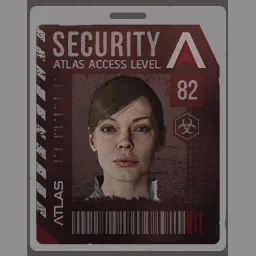 Lilith Swann's Atlas security badge, Outbreak, Call of Duty Advanced Warfare Zombies