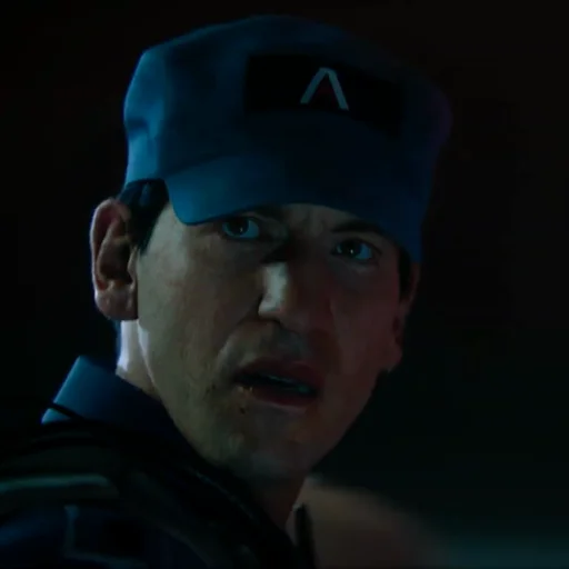 Jim Decker in his security cap, intro cinematic, Outbreak, Call of Duty Advanced Warfare Zombies