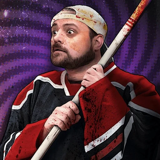 Official portrait of Kevin Smith holding a hockey stick, Rave in the Redwoods, Call of Duty Infinite Warfare Zombies