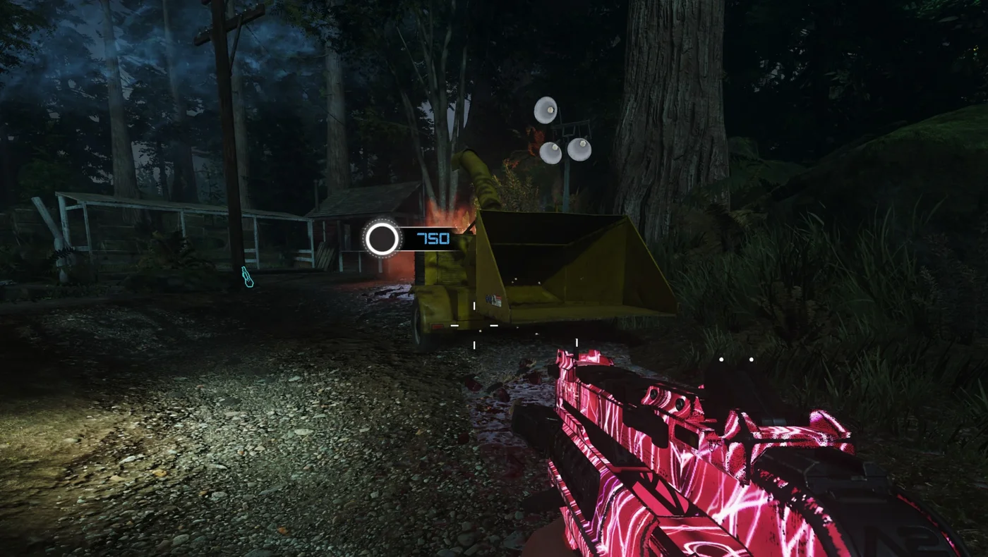 The Wood Chipper trap at the Archery Range, priced at 750, Rave in the Redwoods, Call of Duty Infinite Warfare Zombies