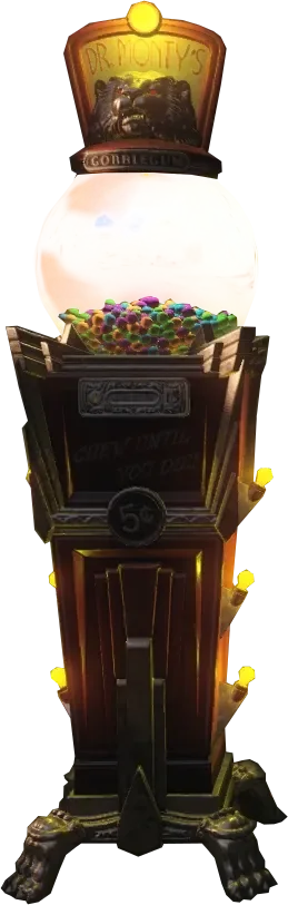 A GobbleGum machine, render, Call of Duty Black Ops III Zombies
