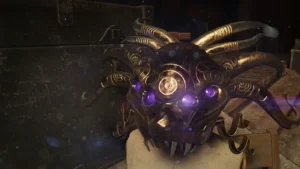 A mask on a mannequin, Wardrobe Change achievement art, Call of Duty Black Ops III Zombies