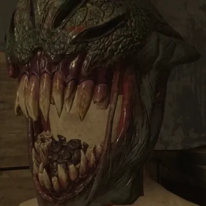 The Keeper Skull Head on its mannequin, Call of Duty Black Ops III Zombies