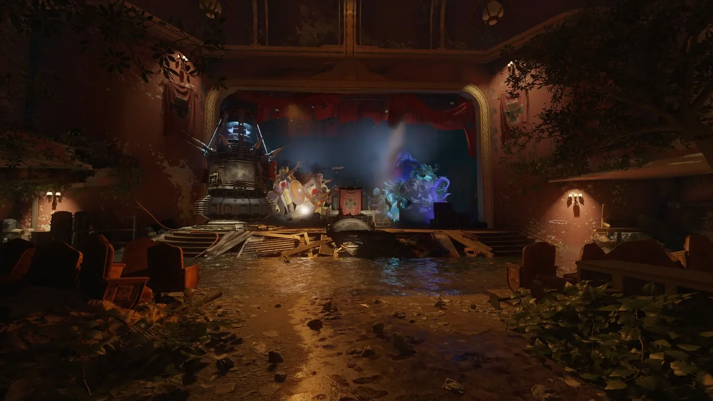 The Kino der Toten theater and its stage in Revelations, Call of Duty Black Ops III Zombies