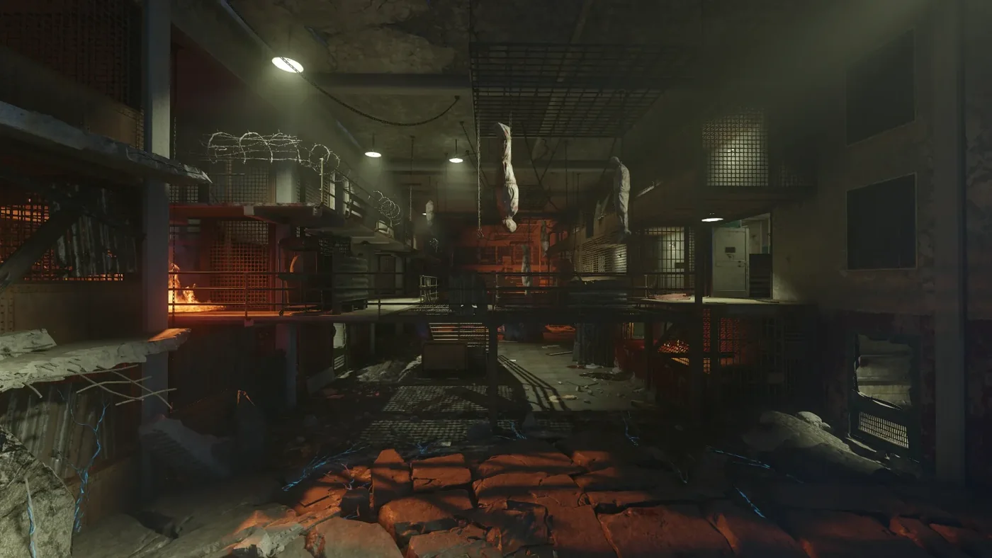 The Mob of the Dead cafeteria in Revelations, Call of Duty Black Ops III Zombies