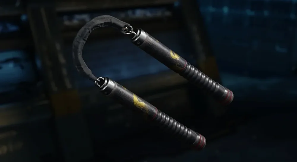 Nunchucks melee weapon, render, Call of Duty Black Ops III Zombies