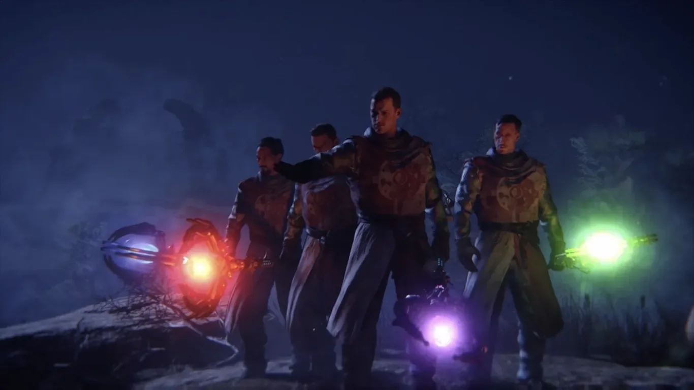 Primis with the elemental staffs in the Great War, ending of Revelations, Call of Duty Black Ops III Zombies