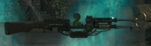 The 31-79 JGb215, third-person render with its green Naga statue, Shangri-La, Call of Duty Black Ops III Zombies