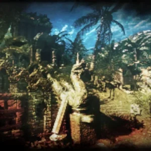 Dragon statues of the temple, Shangri-La map selection image, Call of Duty Black Ops Zombies