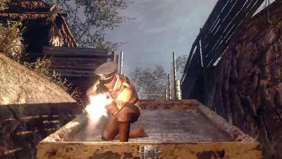Richtofen riding the Mine Cart, Shangri-La, Call of Duty Black Ops Zombies